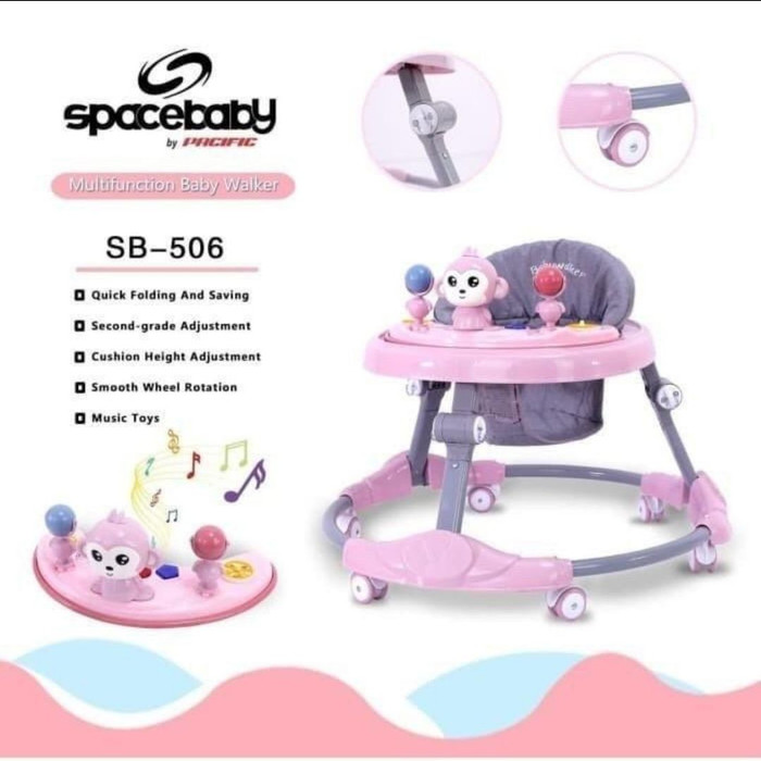 Baby Walker Spacebaby Sb 506 Membeli Jualan Online Walker Dengan Harga Murah Lazada Indonesia