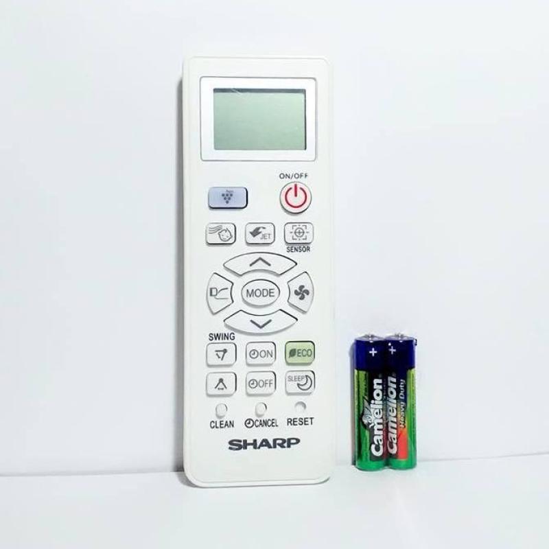 Sharp Remote Control AC Ion Plasmacluster -Free 2 Pcs Baterai Panasonic AAA - Putih
