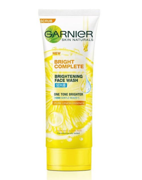GARNIER LIGHT SCRUB WASH 100ML