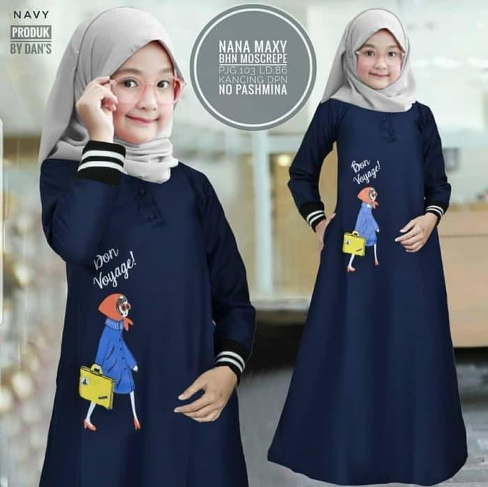 GAMIS WANITA TERBARU Baju Gamis Anak Perempuan Gamis Syari TERLARIS INAF STORE DELILAH KIDS