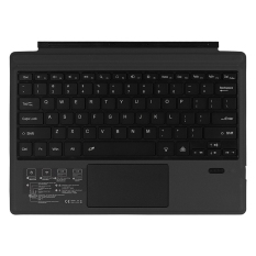 Wireless Keyboard with Presspad for Microsoft/Surface Pro 7, Ultra-Slim 7 Color Backlight Bluetooth Wireless Keyboard