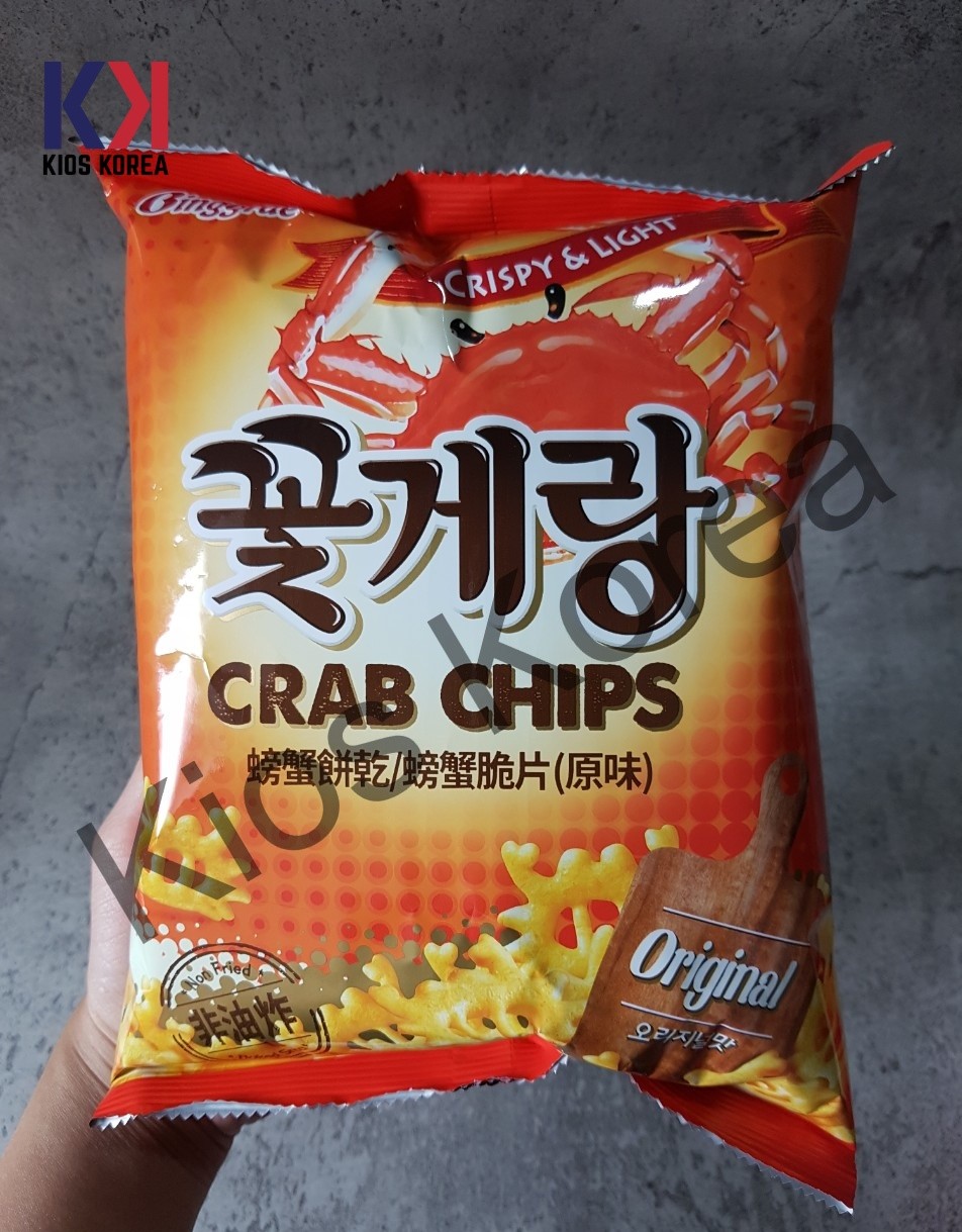 Binggrae Crab Chips Original 70gr [READY STOCK] Snack Korea - Makanan ...