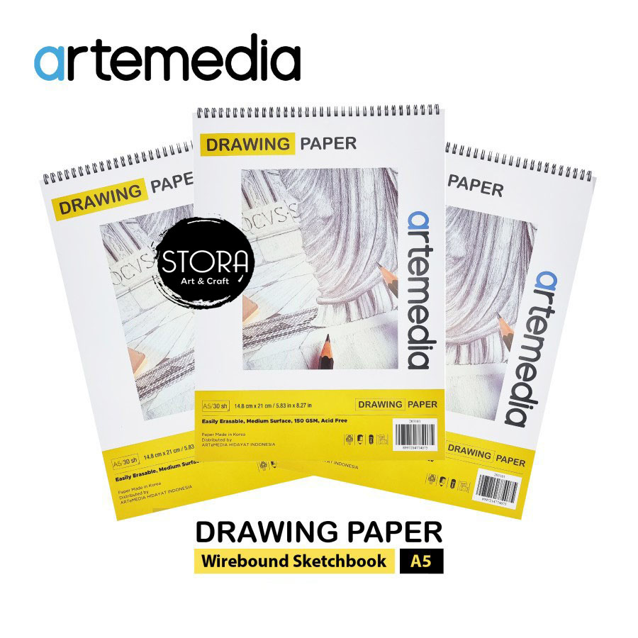 Artemedia Drawing Paper Book A5 / Buku Sketsa Lazada Indonesia