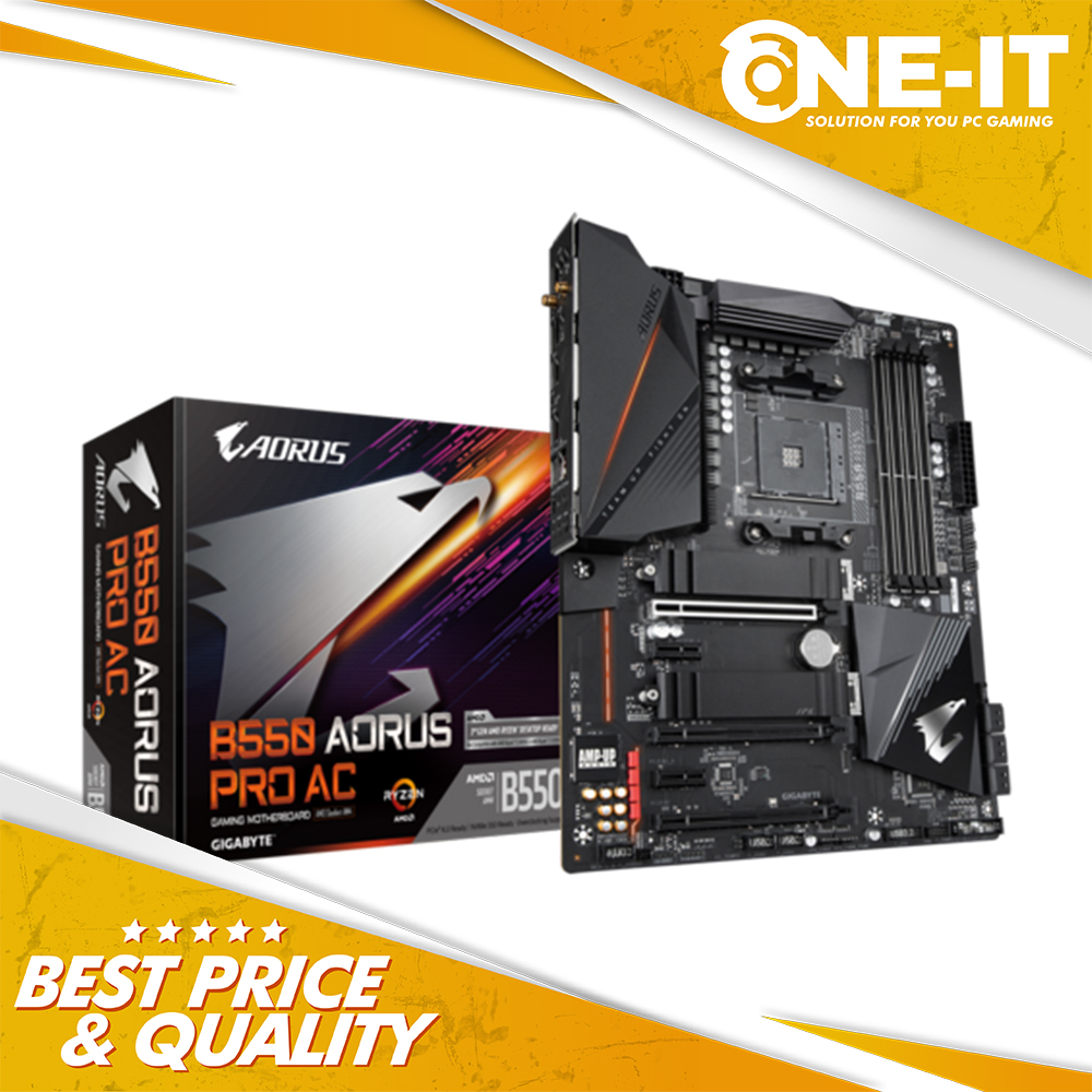 Motherboard Gigabyte B550 AORUS PRO AC Ryzen AM4 ATX Form Factor