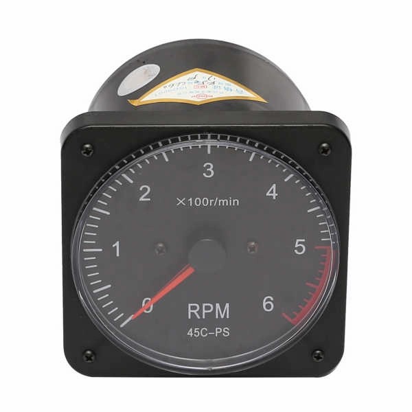 Mechanical analog pointer tachometer for ship and boat 600 rpm 45c