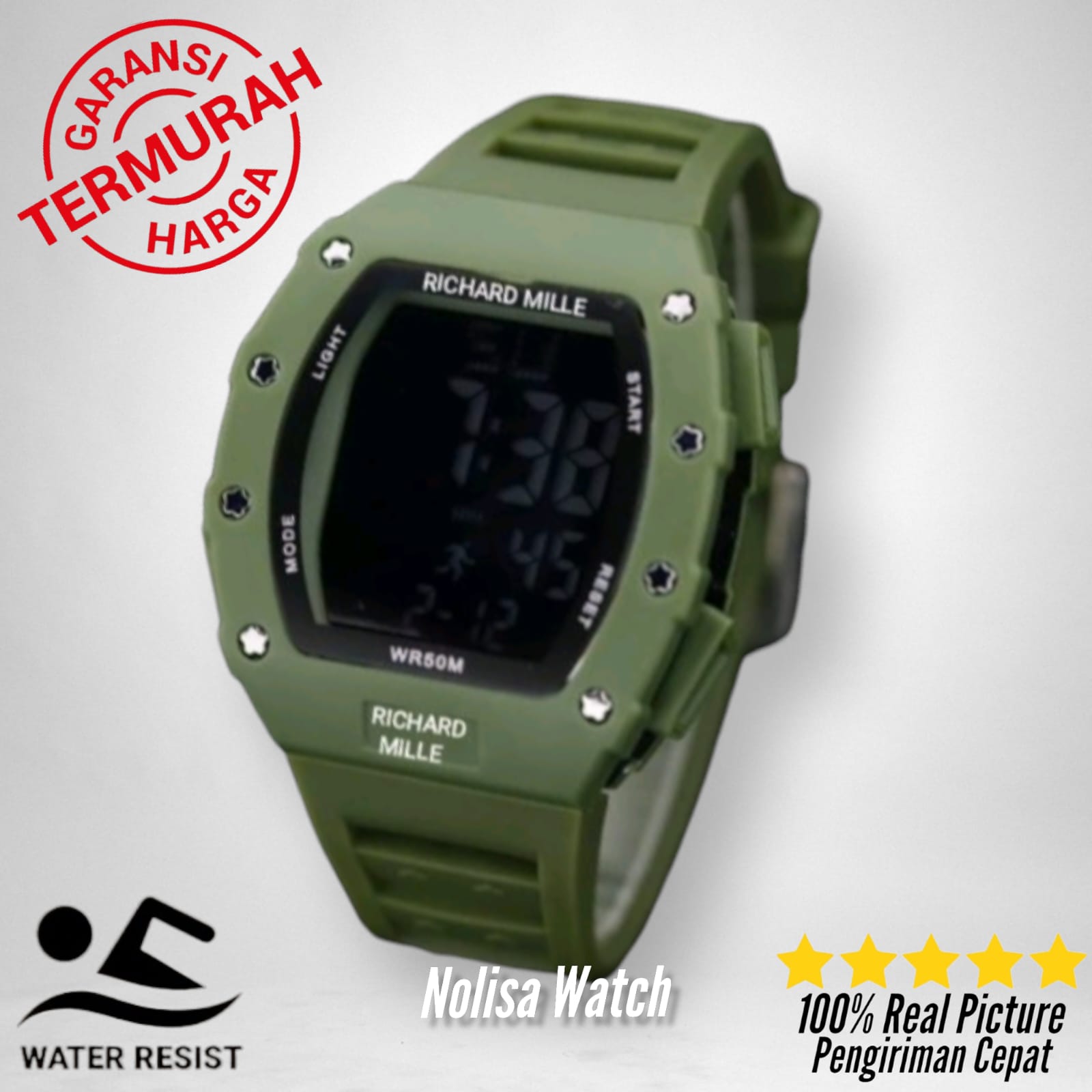 Jam Richard Mille Jam Tangan Pria Strab 