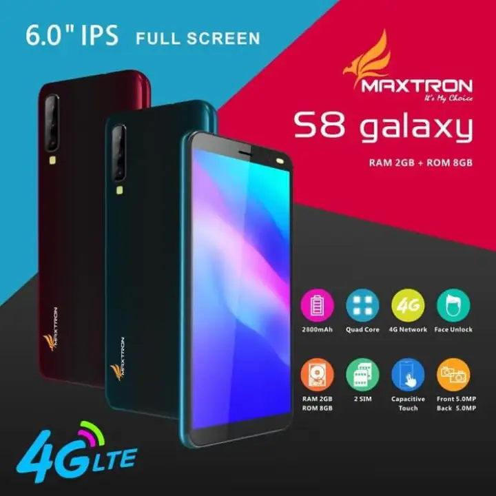 Maxtron S8 Galaxy Ram 2gb Rom 8gb Fullview 6 Inch Lazada Indonesia