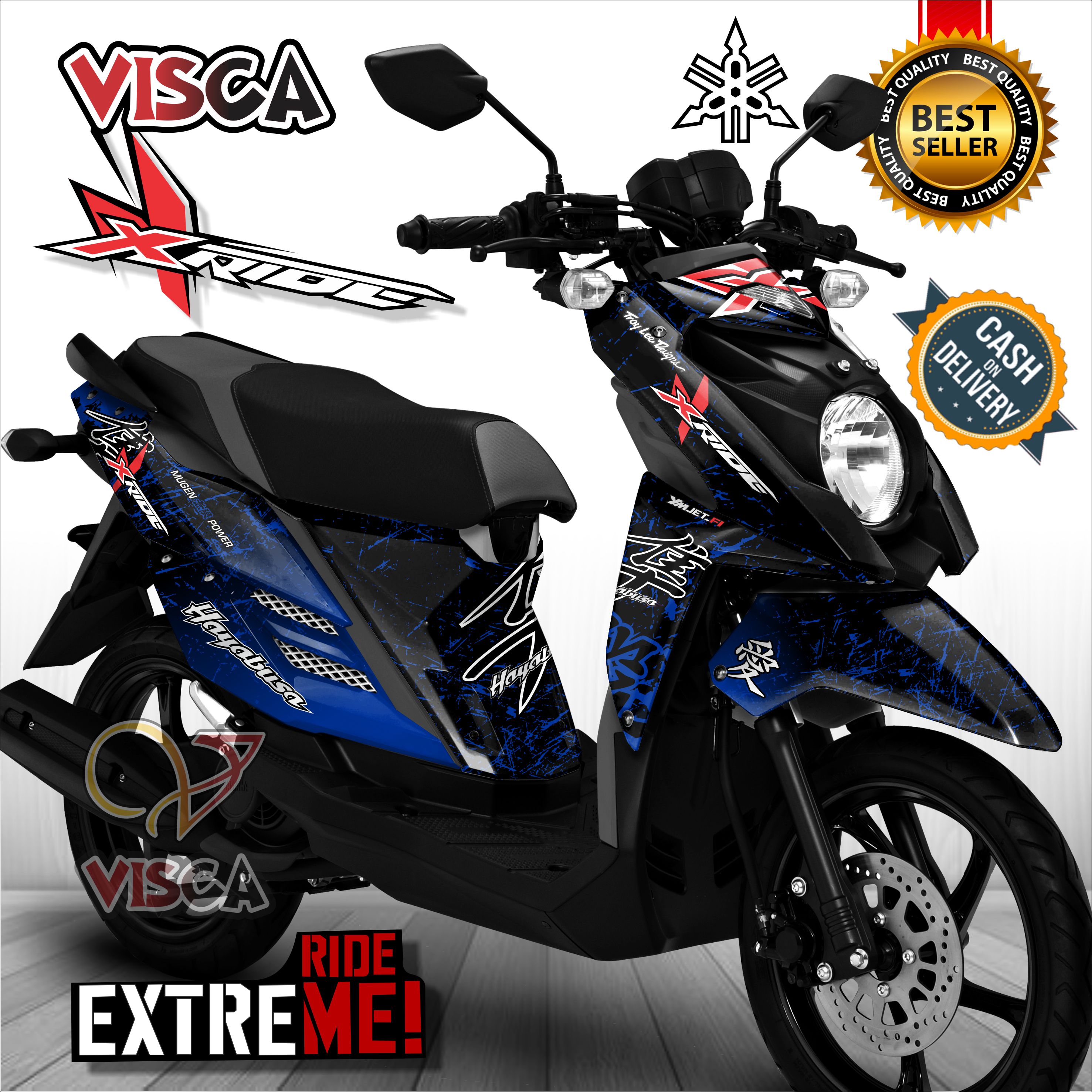 Decal X Ride 115 Full Body Stiker X Ride 115 Full Body Striping X Ride ...