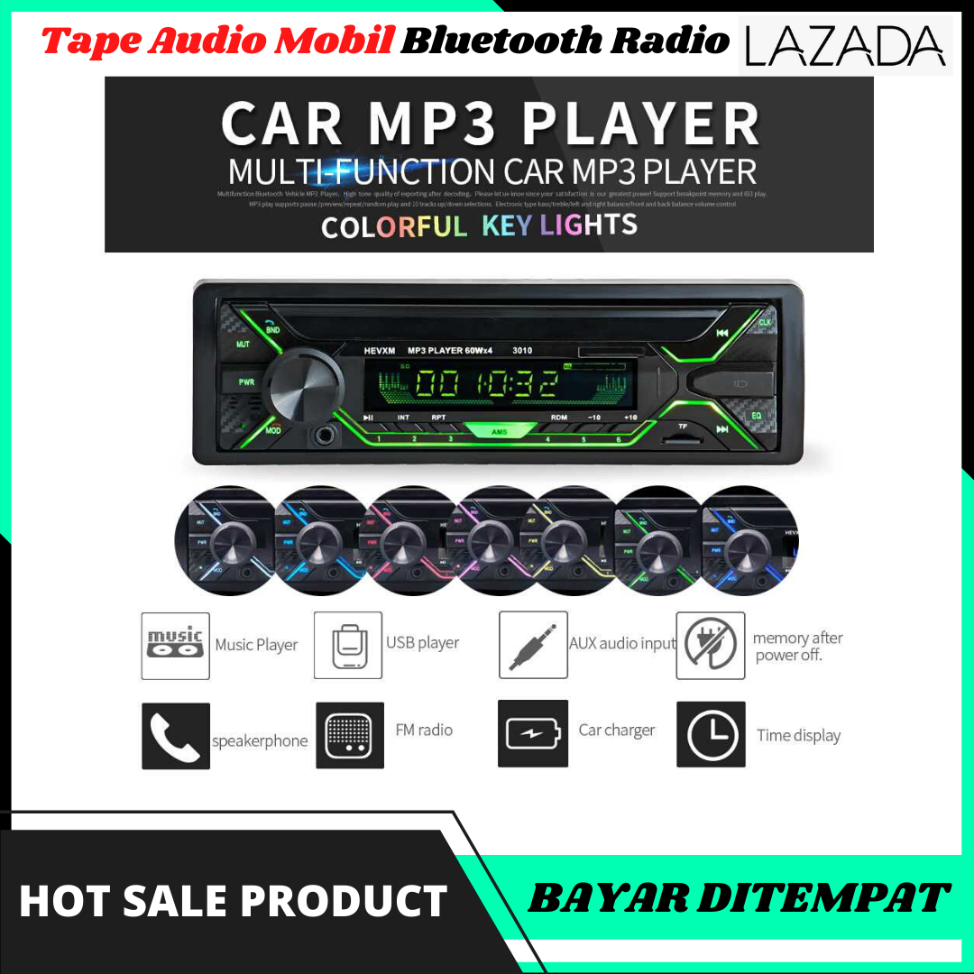 COD-Tape Audio Mobil Bluetooth Radio 