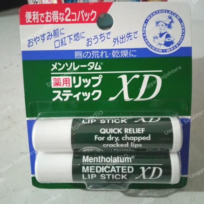 manfaat mentholatum medicated lip stick xd