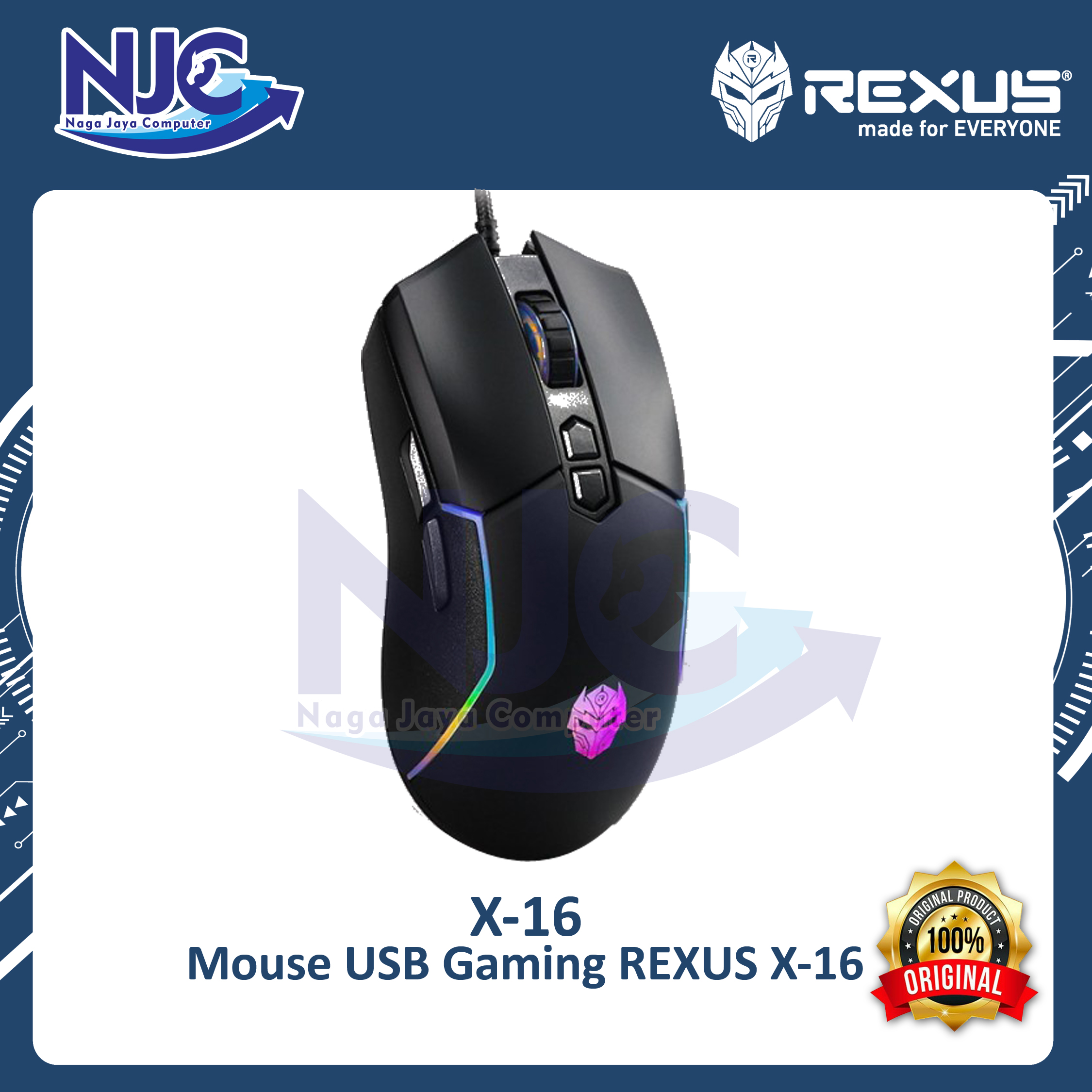 Rexus Mouse Gaming Xierra X Lazada Indonesia