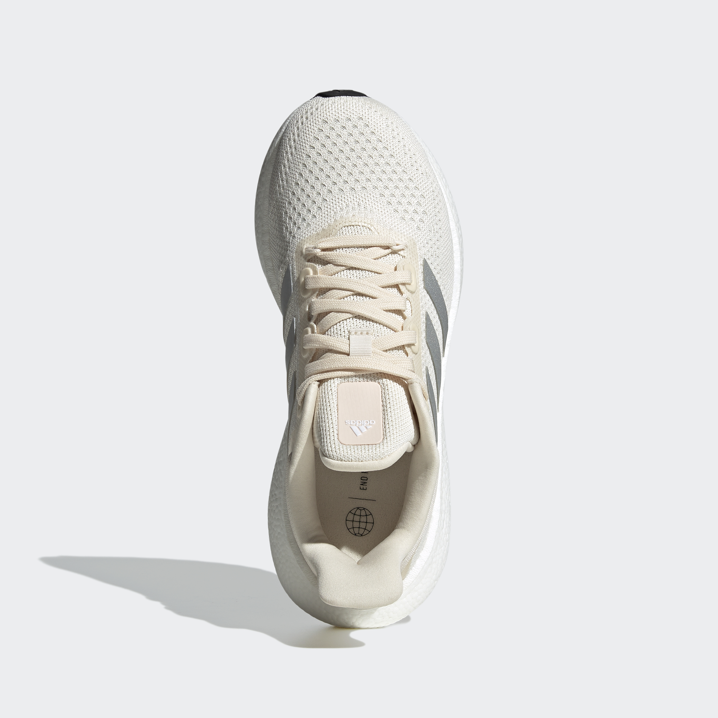 adidas RUNNING Giày Pureboost 22 Nữ Màu be GW3533
