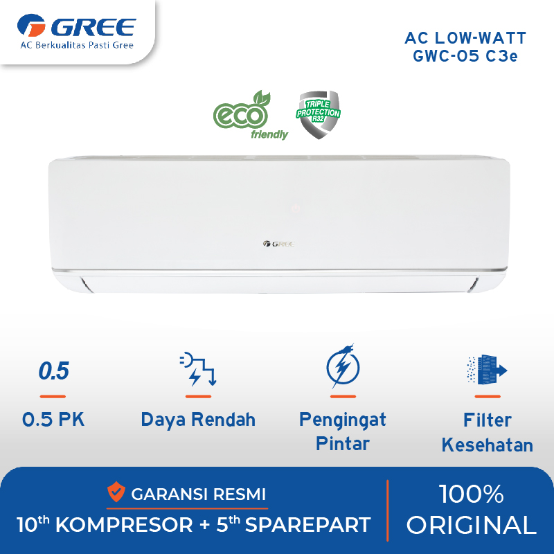 gree 1 2 pk low watt