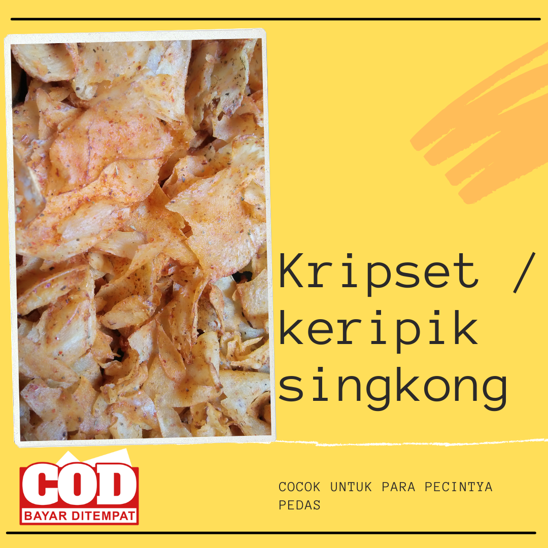 Kripset Pedas 1 Kg Keripik Singkong Kripik Murah Lazada Indonesia