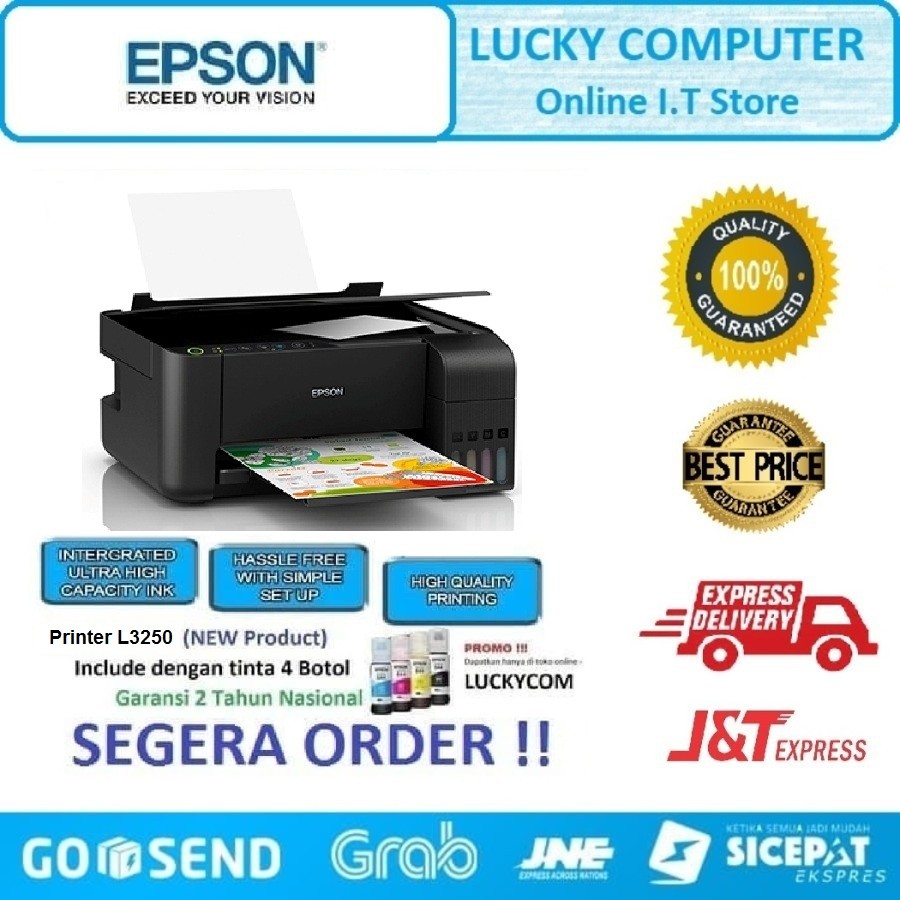 Printer Epson L3250 L 3250 L 3250 Print Scan Copy Wifi Pengganti Seri Epson L3150 L 3150 L 5106