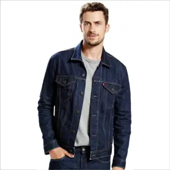 jaket jeans blue black