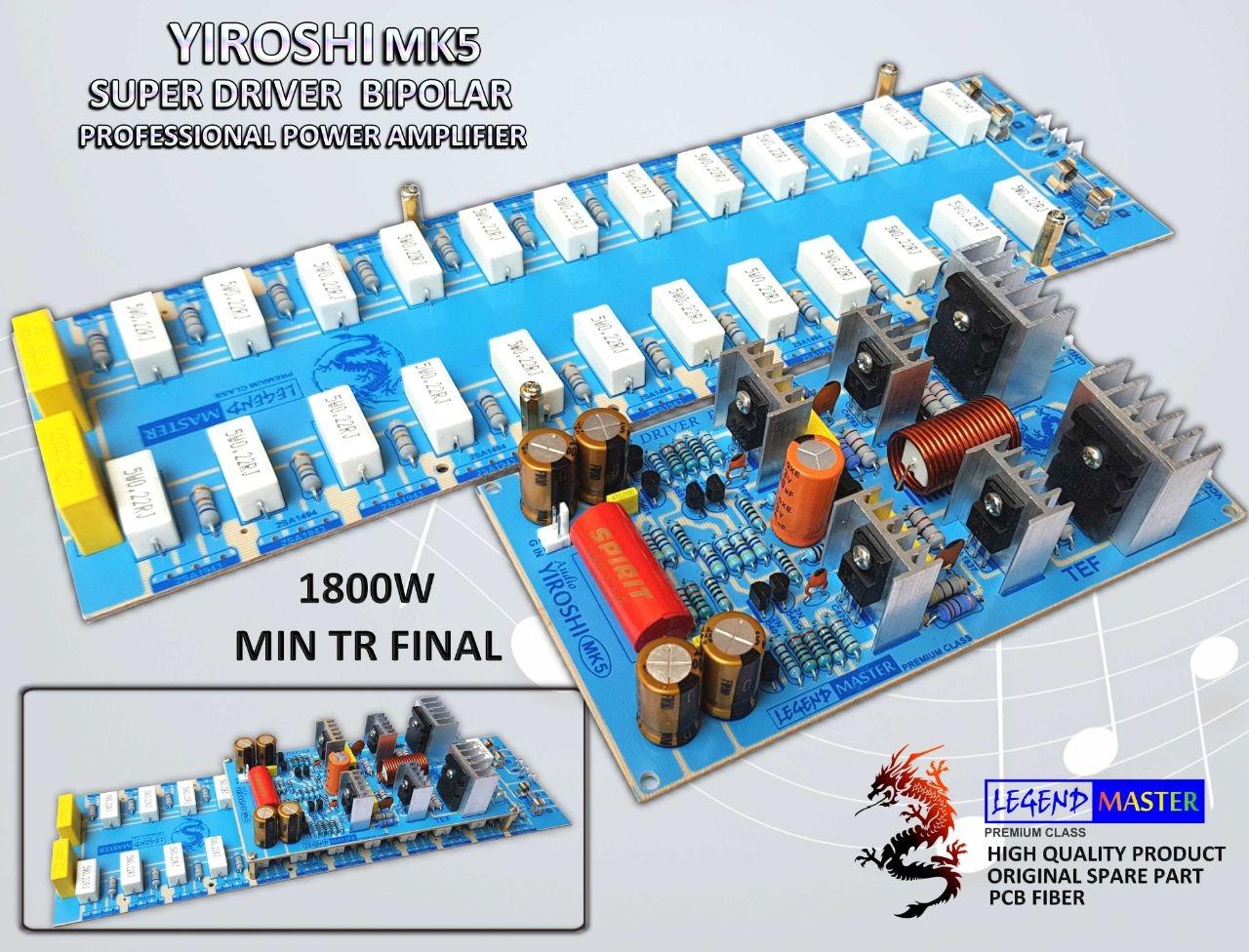 SUPER DRIVER SUBWOOFER POWER AMPLIFIER YIROSHI MK-5 MK5 TEF SYSTEM