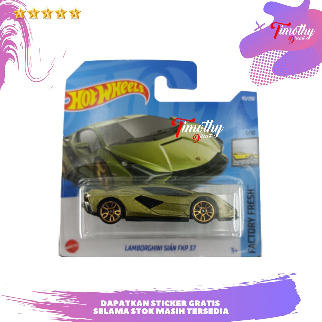 Carrinho Hot Wheels Lamborghini Sián Fkp 37 Factory Fresh