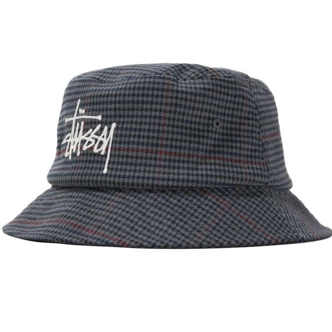 COD Stussy Big Logo Checker Bucket Hat 