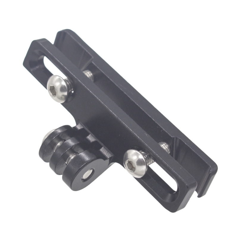 3D Printable GoPro mount for a bicycle seat rail by Kirby Downey