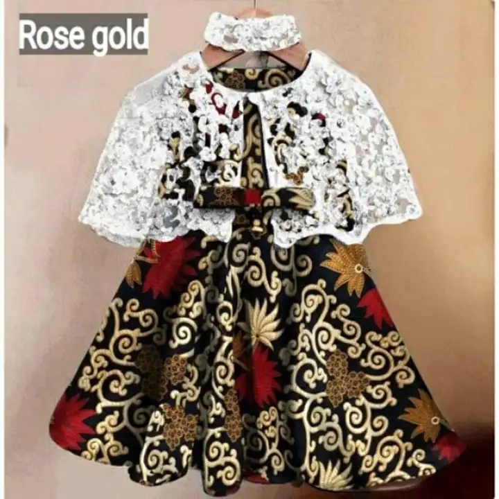 Felysia Dress Kelly Rosegold Dress Anak Fashion Anak Perempuan Gaun Anak Dress Pesta Anak