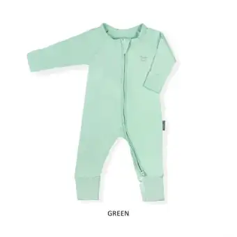 green sleepsuit