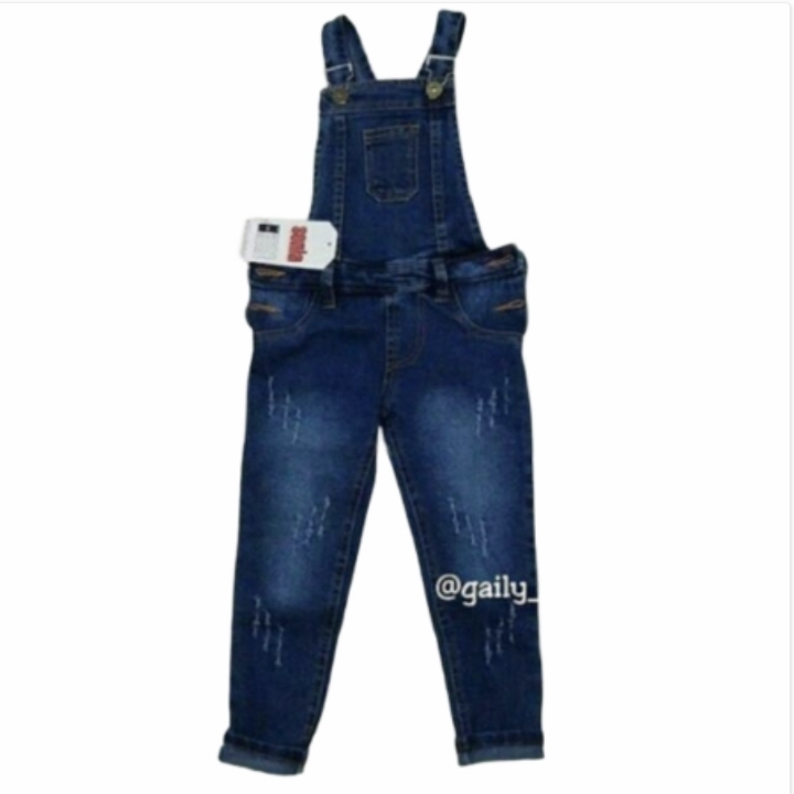 Overall Jeans Anak 3-12 Tahun l Baju 