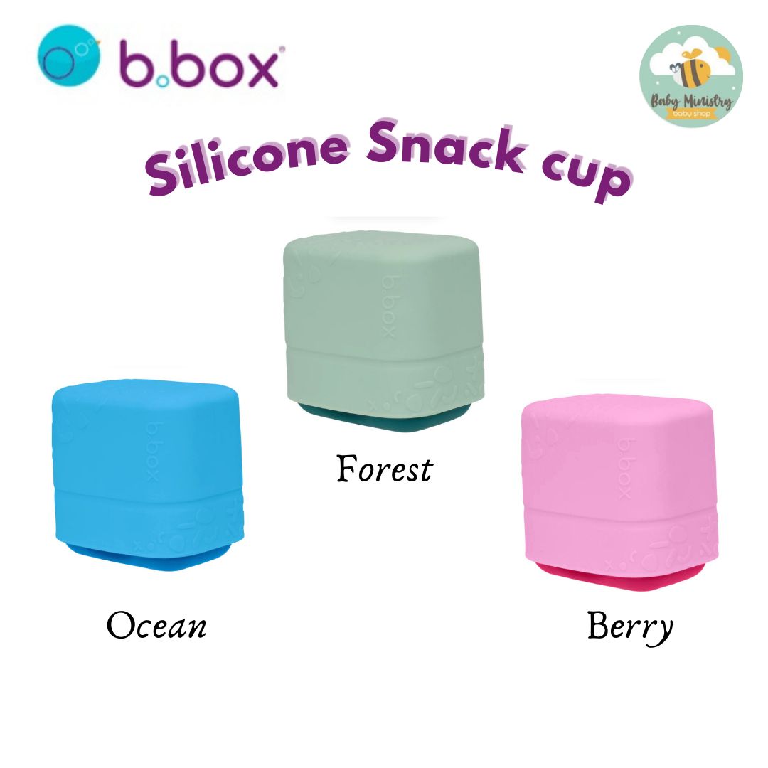 B.Box Silicone Snack Cups, Ocean, Berry & Forest