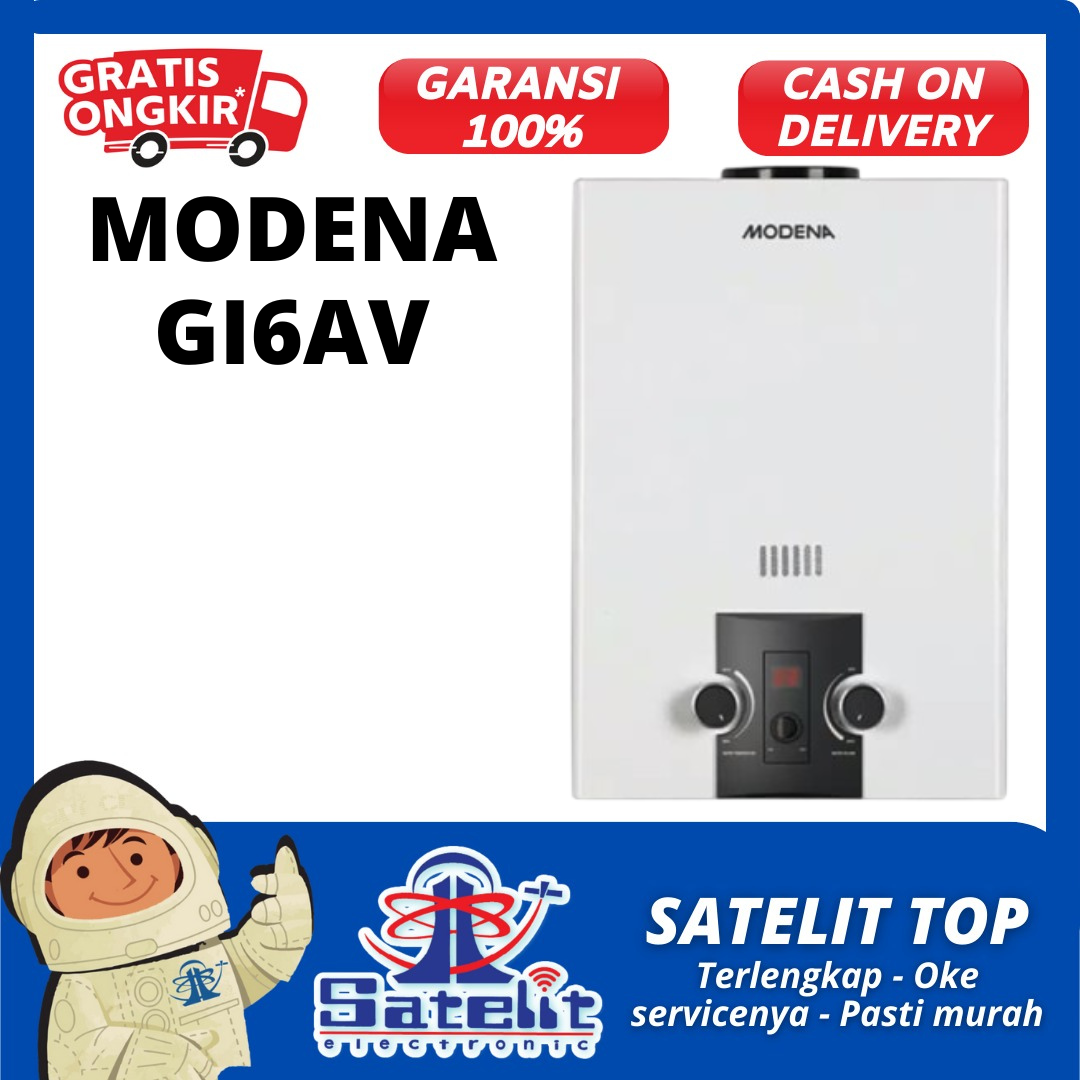 WATER HEATER GAS MODENA GI6AV Lazada Indonesia