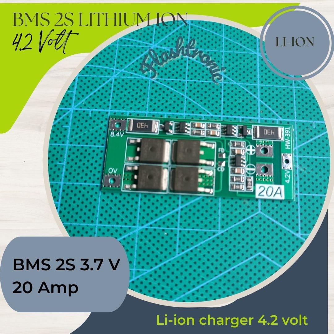 BMS 2S 20Amp 18650 Lithium ion | Lazada Indonesia