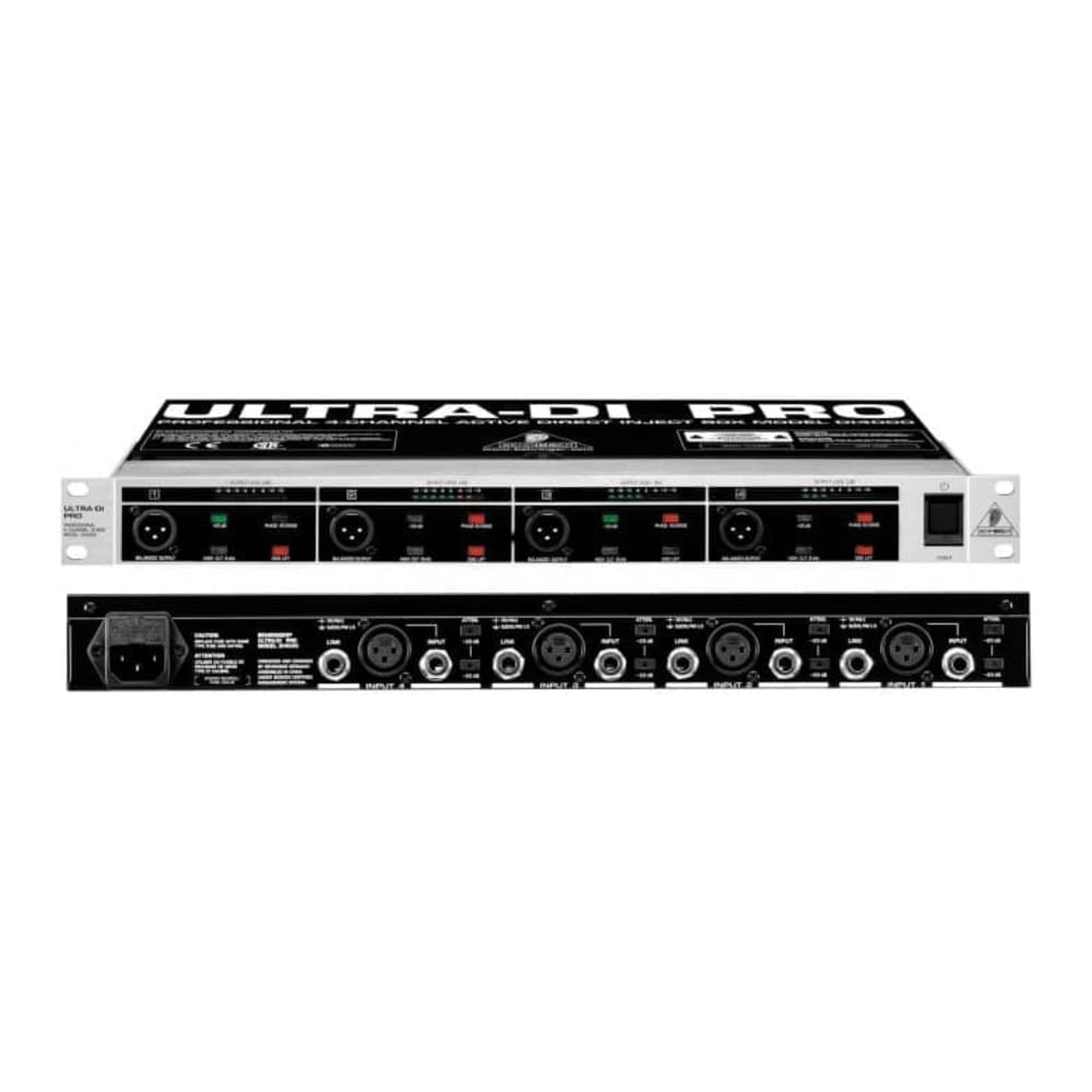Instruments Direct Behringer Ultra-DI Pro DI4000 4-Channel Active Instrument Direct Box ...