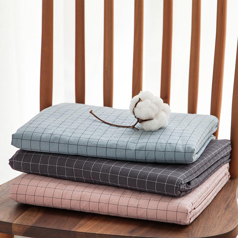 Ga Trải Giường Đơn Chiếc 100% Cotton Bộ Đệm Giường 1.5 M 100% Cotton Ga Trải Giường Ga Giường Bộ Ga Giường 1.8 M Bông Giặt Nước Ga Trải Giường Hai Người