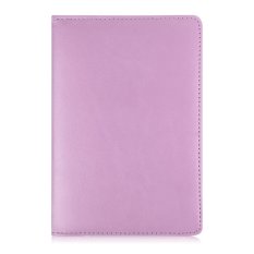 Yg Dpt Mengatur PU Kulit 360 Case For Stan Sampul 10.1 10 9 8 7 Android Tablet (Berwarna Merah Muda)