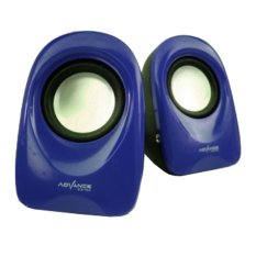 Advance Speaker USB Duo-01 - Biru