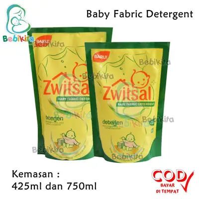 Zwitsal Baby Fabric Detergent 425ml / 750ml / Sabun Deterjen Cair / Laundry Detergent