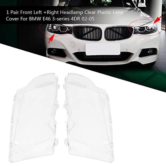 Car Headlight Glass Cover Lamp Cover The Headlight Cover Is Suitable For Bmw E46 3 Series 2002-2005 318I / 320I / 325I / 325Xi / 330I / 330Xi