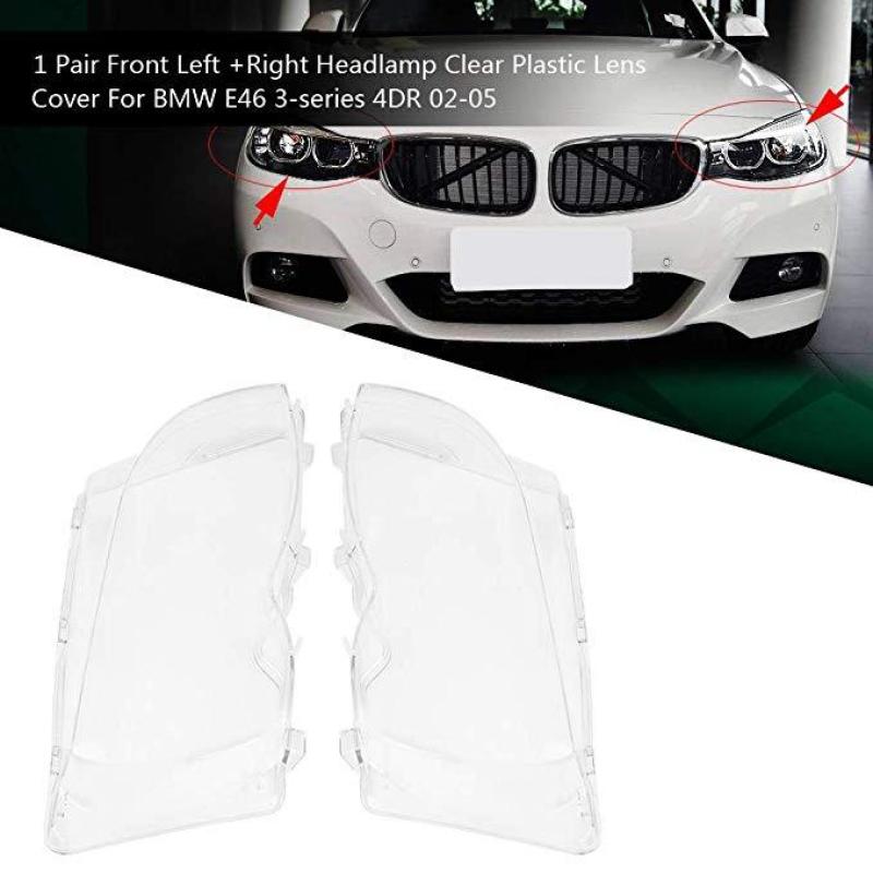 Car Headlight Glass Cover Lamp Cover The Headlight Cover Is Suitable For Bmw E46 3 Series 2002-2005 318I / 320I / 325I / 325Xi / 330I / 330Xi