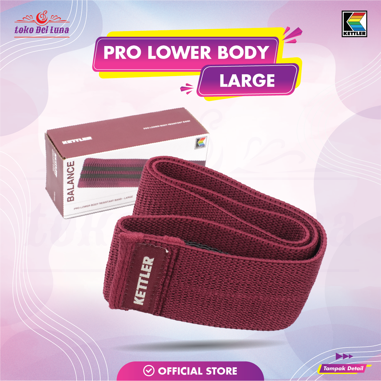 KETTLER PRO LOWER BODY RESISTANCE BAND LARGE Lazada Indonesia