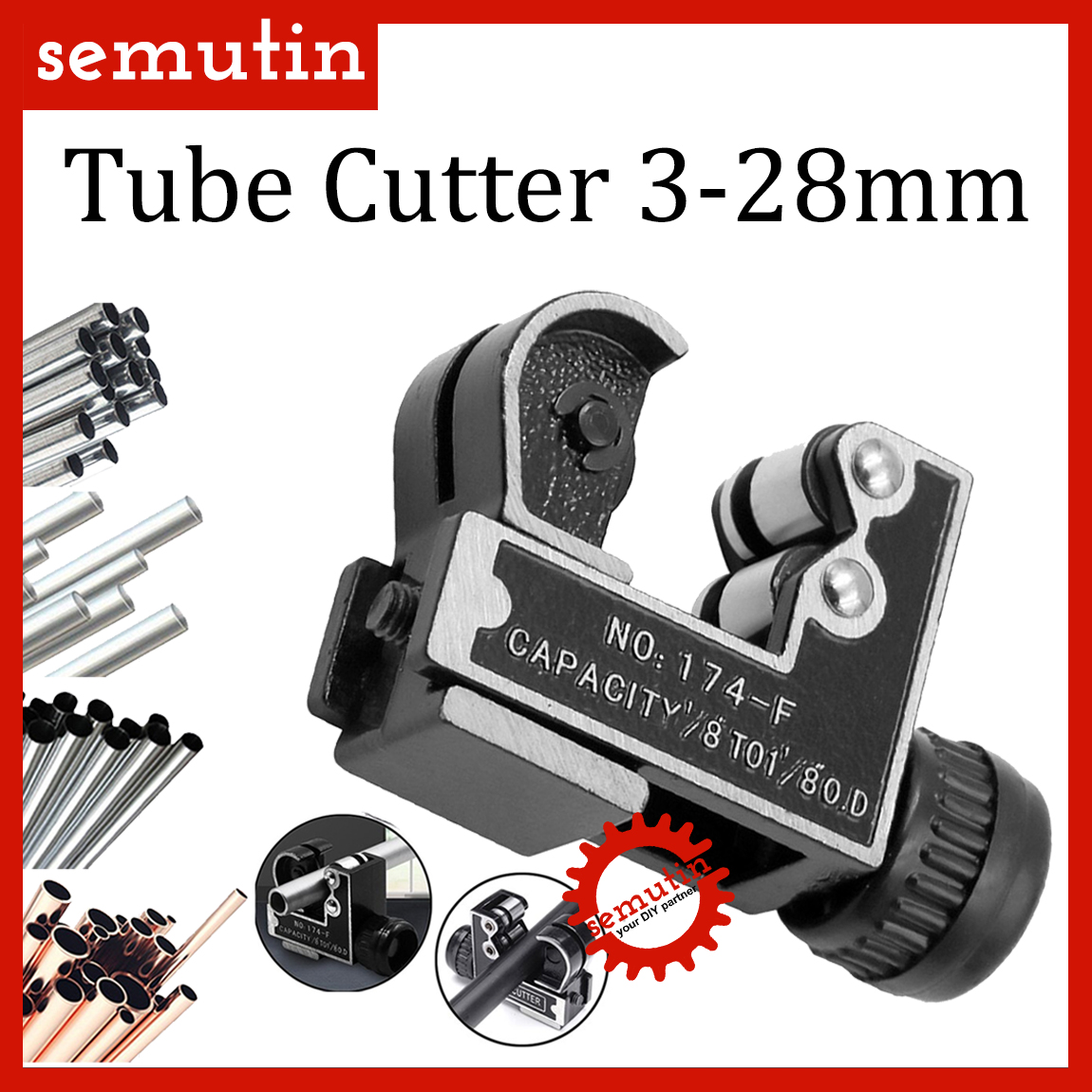 Tube Cutter Pipa AC Tembaga 3-28mm / Alat Pemotong Gunting | Lazada ...