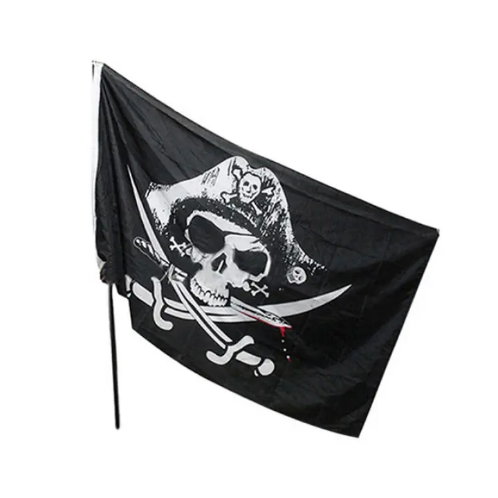 Flag Bendera Bajak Laut Jolly Roger Lazada Indonesia