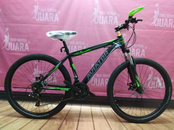 SEPEDA MTB AVIATOR 2689 RS MOUNTAIN BIKE 26 INCI GUNUNG 21 SPEED