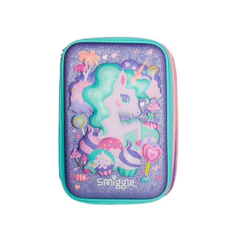 smiggle pencil case 3 layer