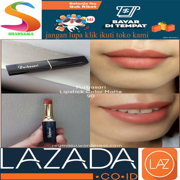 Purbasari Lipstick matte No.90 best seller / bisa bayar di tempat/SHAKEERA