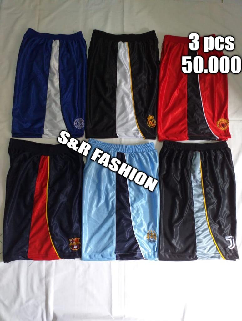 celana bola/futsal 3pcs RP.50.000