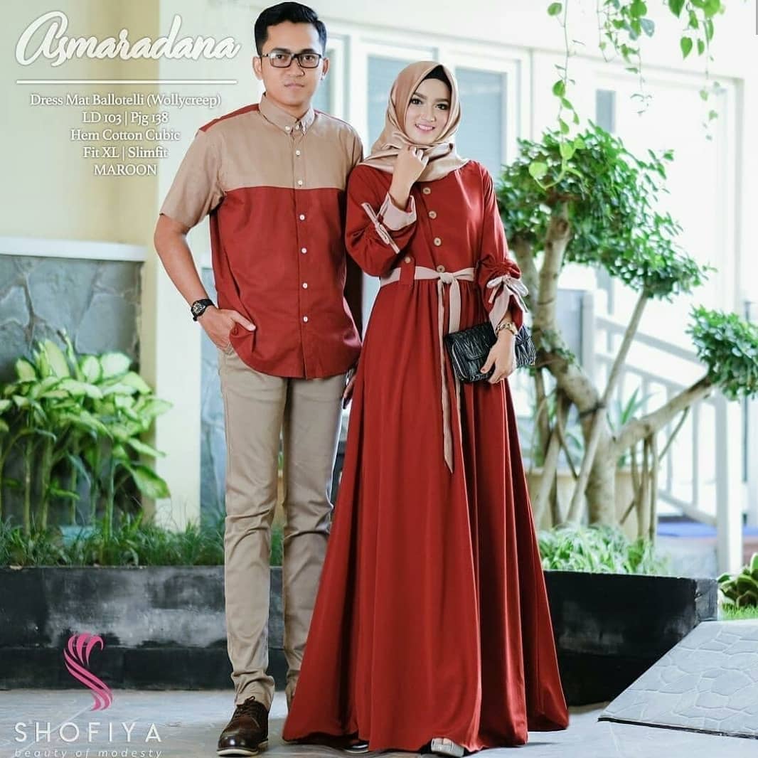 Kemeja Baju Muslimah Gamis Syari Dress 