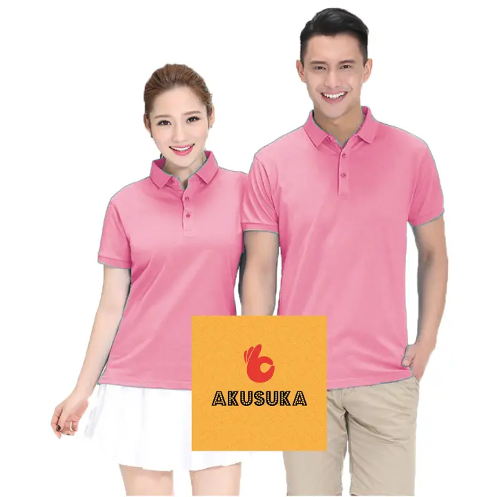 baju polo pink