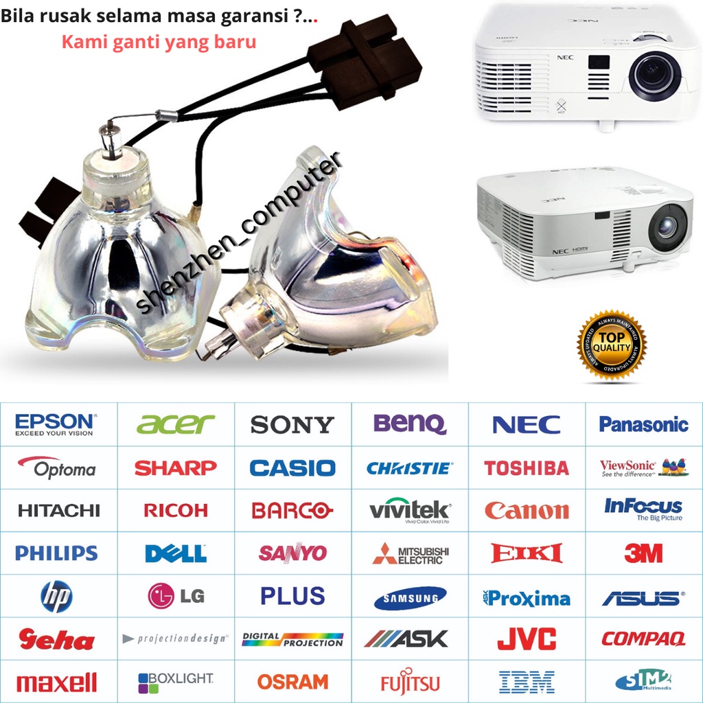Lampe Viking VT85LP Pour Projecteurs NEC VT480, VT695 Et Autres Modèles Compatibles