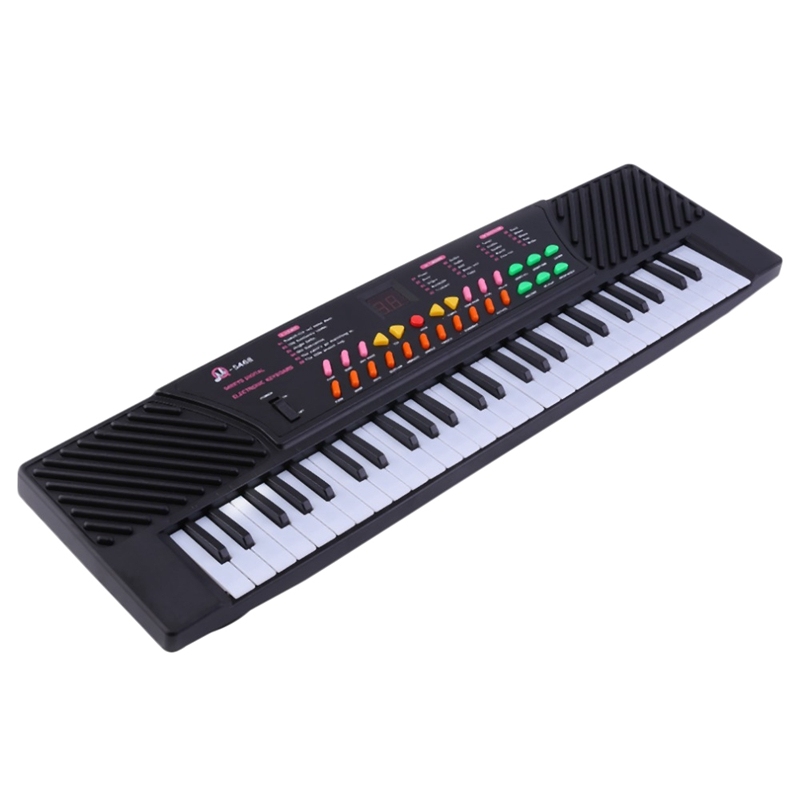 MQ Mq-5468 54 Key Music Electronic Keyboard Piano with Sound Effects- Portable for Kids & Beginners,Eu Plug