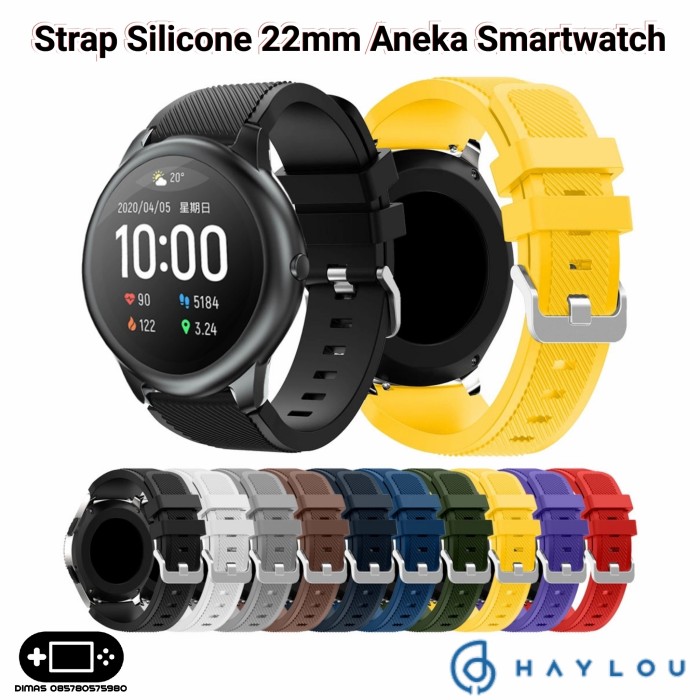 Tali Jam Tangan Haylou Solar Ls05 Mexico SA Strap Silicone 22mm
