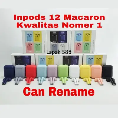 Inpods 12 Inpods12 Headset Wireless Bluetooth 5.0 Macaron Earphones
